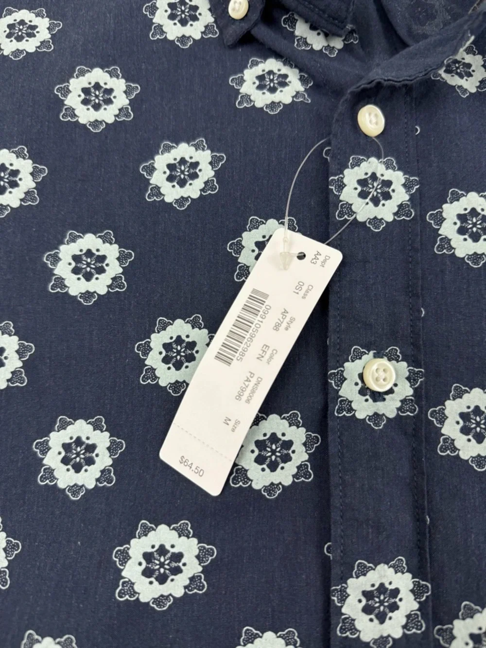 J. Crew Short-sleeve Stretch Secret Wash Cotton Poplin Shirt in Floral